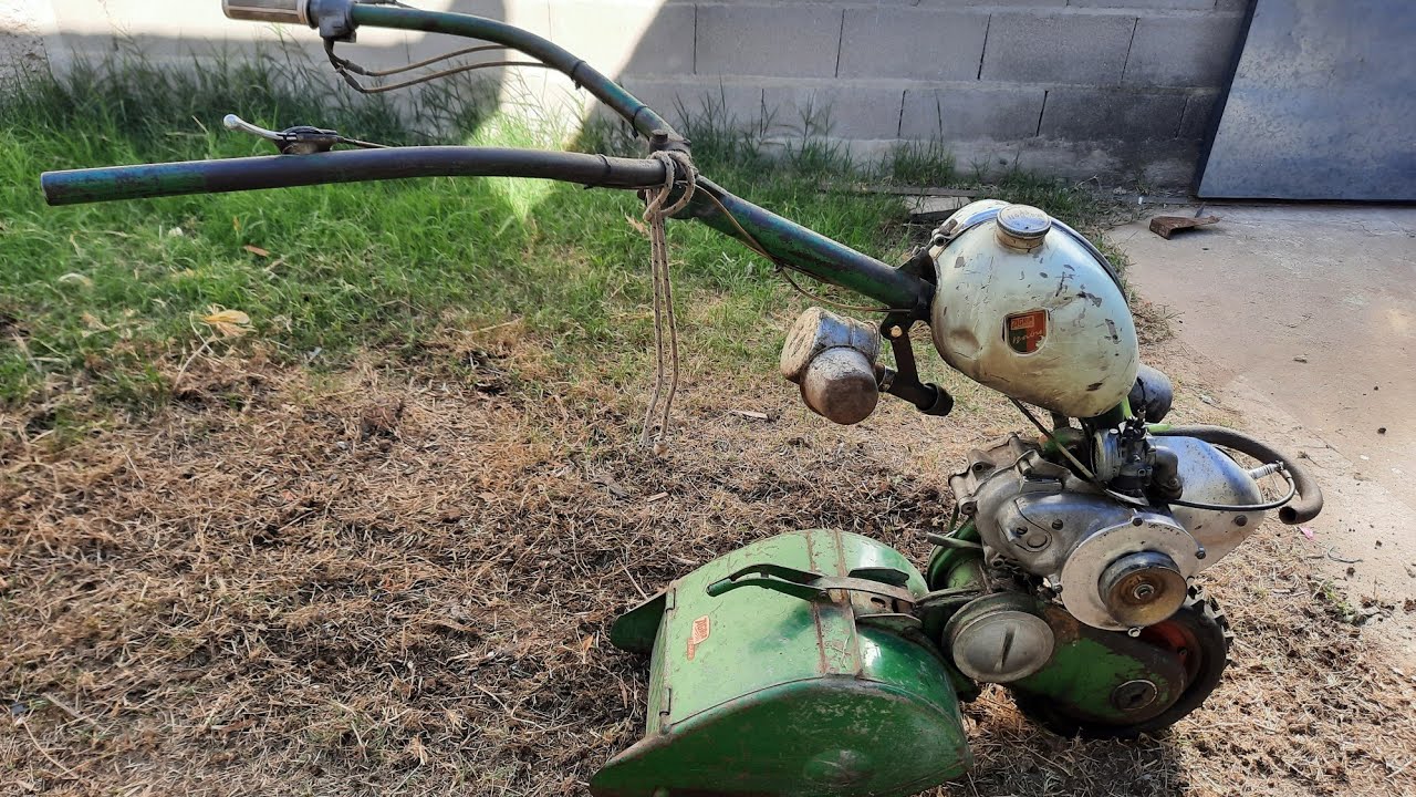 Agria Baby type 1100🤔 Maquina agrícola escardadora Alemanas fabricada con un motor nsu 48 cc 1960