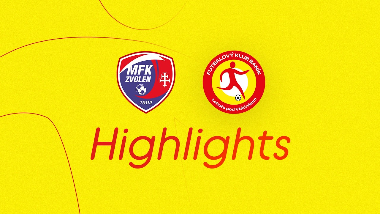 Highlights - MFK Zvolen vs. FK Baník Lehota pod Vtáčnikom