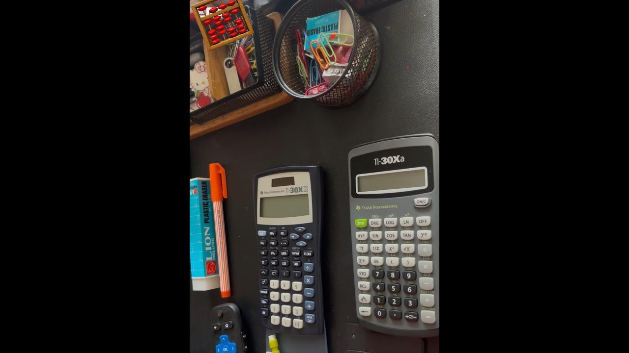 Comparación de Calculadoras Científicas Texas Instruments TI-30xa y TI-30xIIS (PARTE 1)
