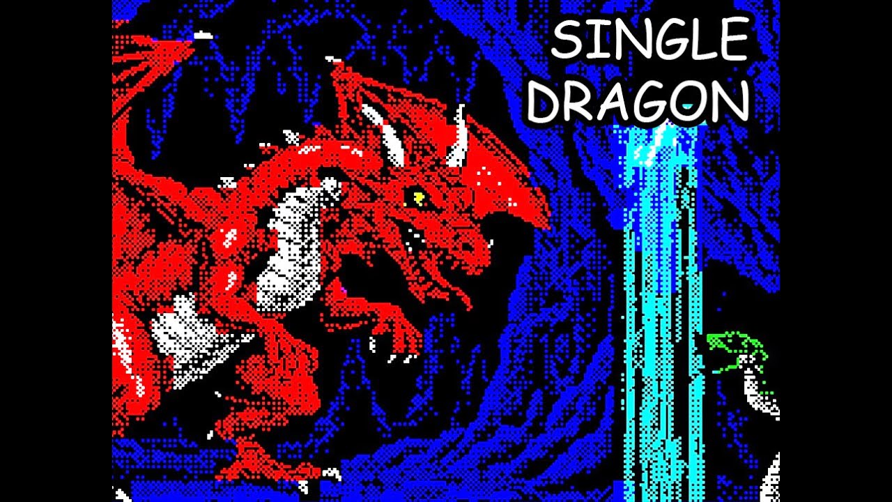SINGLE DRAGON (2025) - 48K ZX Spectrum 2025 game! Gameplay! - DVDfeverGames