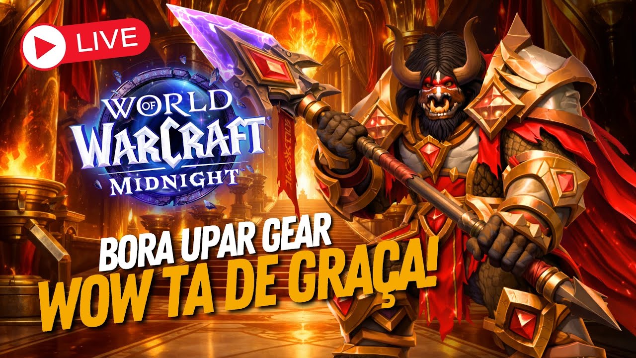 🔴 WORLD OF WARCRAFT AO VIVO! Voltem pro WoW de graça