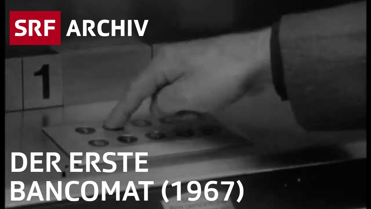 Erster Bancomat in der Schweiz (1967) | Schweizer Banken | SRF Archiv