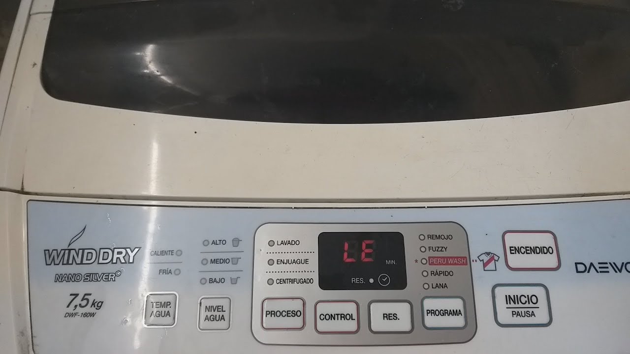 🔧😎Error LE Lavadora Daewoo - Solución (FIXING LE ERROR)😎🔧