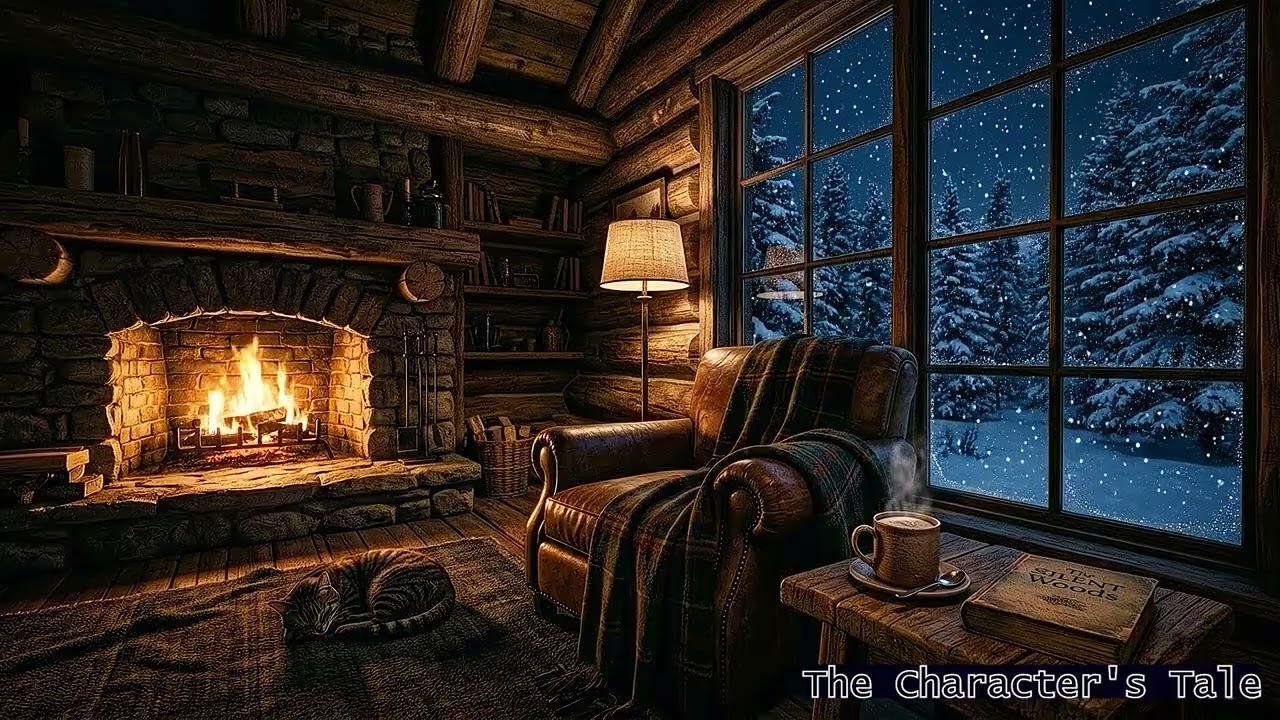 Music for When You Are Exhausted from School & Work: Your Snowy Cabin Safe Space ❄️