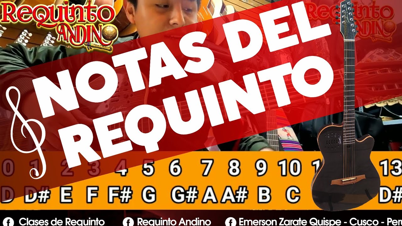 🎶NOTAS EN EL REQUINTO PERUANO conoce todas las notas y la posición del capotraste en cada nota😱