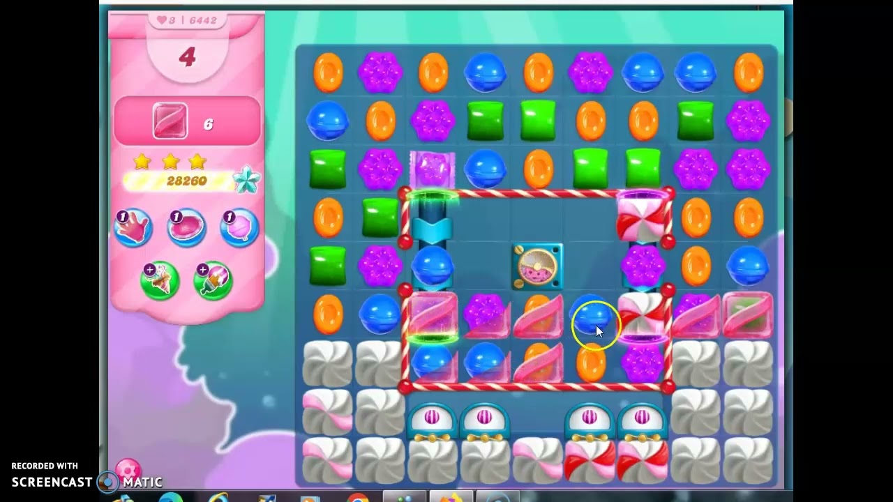 Candy Crush Saga Level 6442 No  Boosters