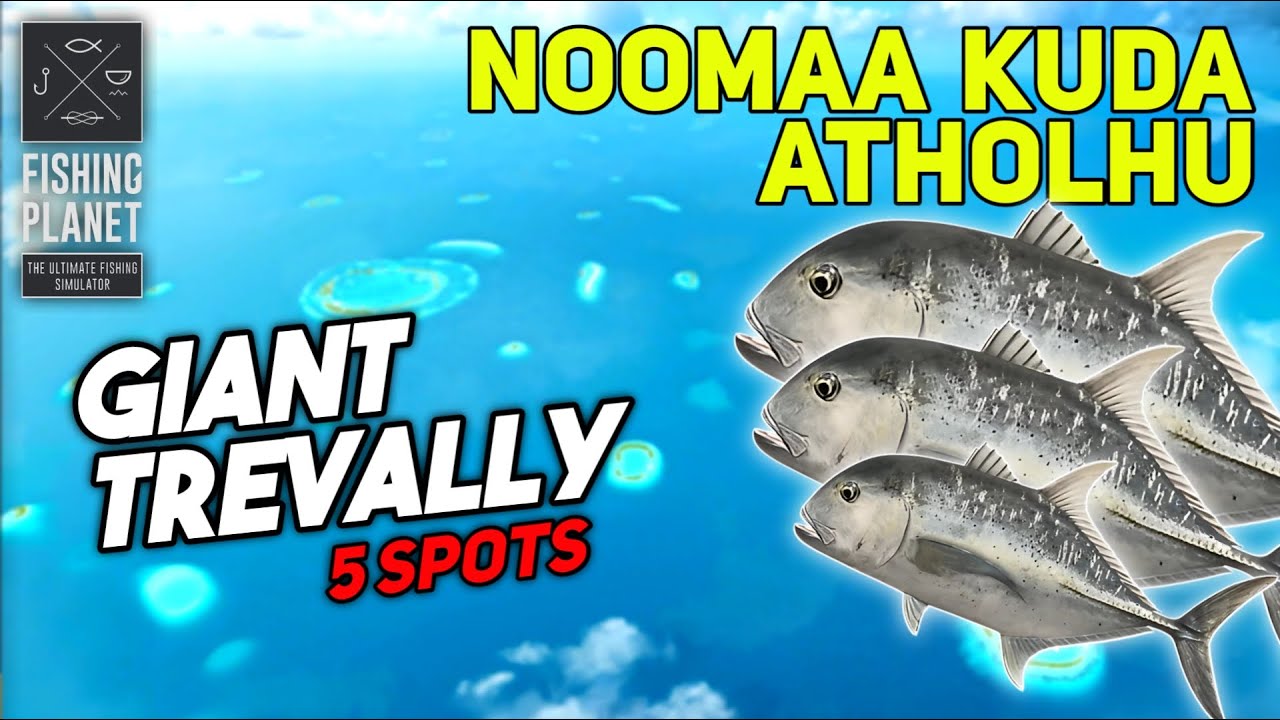 Unique Giant Trevally Noomaa Kuda Atholhu - Fishing Planet