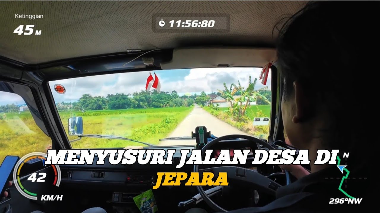 IKI JEPORO‼️Vibes jalanan desa di Jepara dengan L300