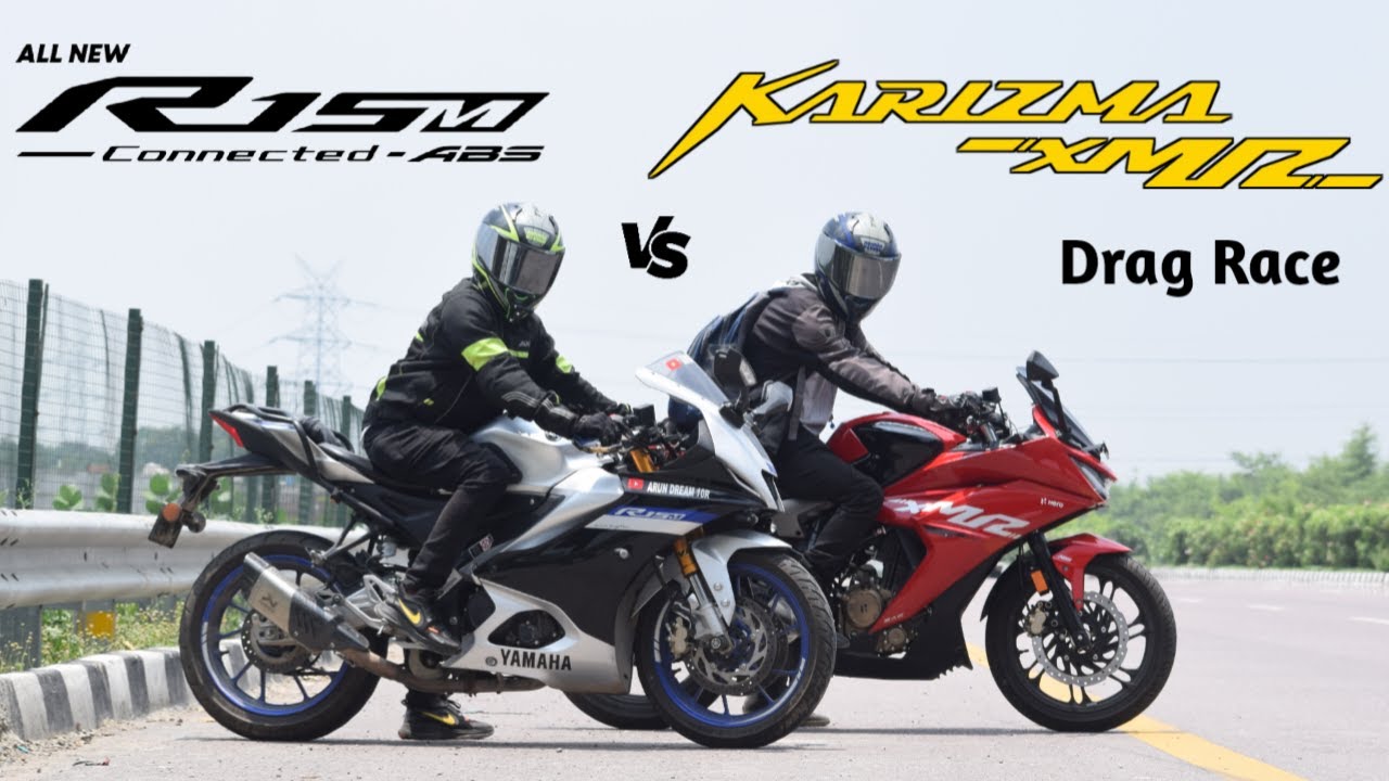 Hero Karizma XMR 210 Vs R15 V4 | Drag Race