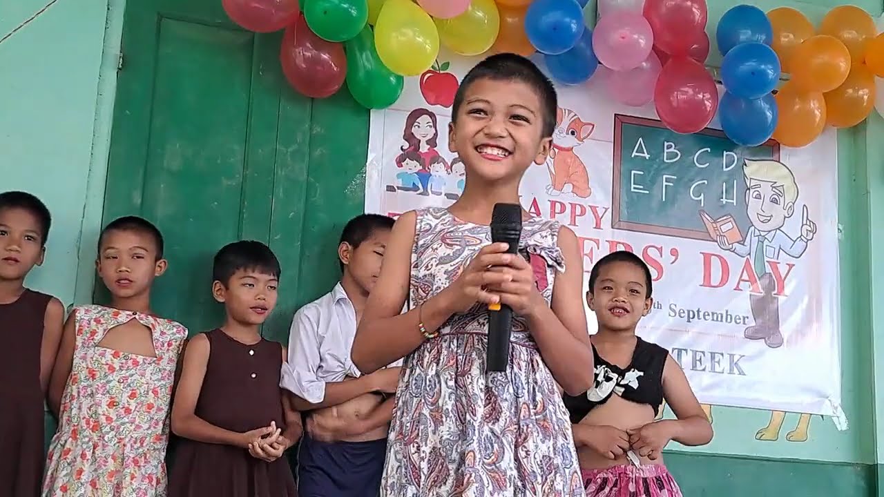 Govt PS Sateek, Teachers Day 2022 - Lawmna, Miss Thlan