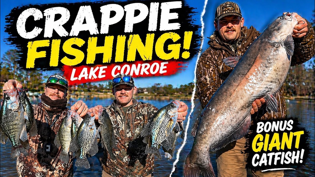 CRAPPIE Fishing in TEXAS! BONUS 23 Pound Fish!