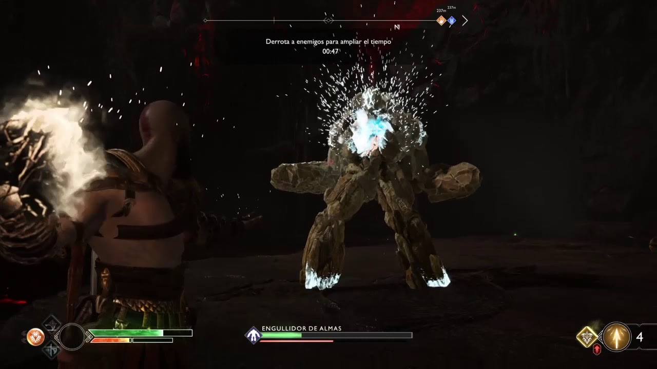 God of War el reino de Muspelheim al 100 % Parte 2 en espa&ntilde;ol latino / Valkiria de Fuego Gondul.