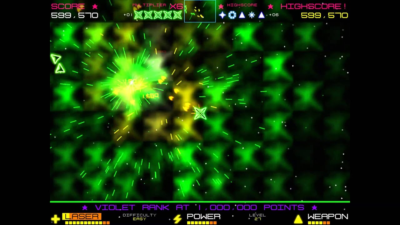 Let's Play - Neon Wars - Level Challenge All Completed