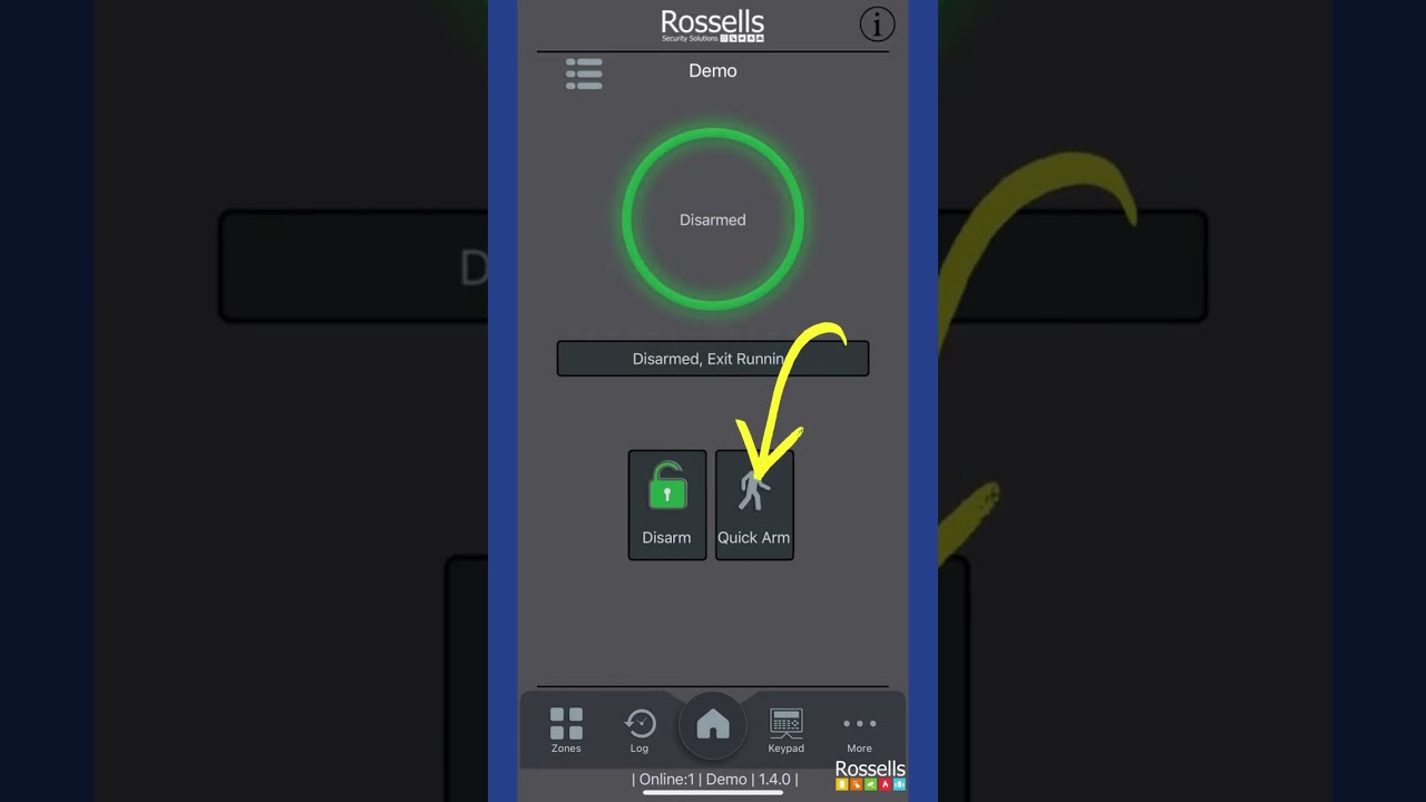 A guide to using the Orisec Control Plus 2 Alarm App