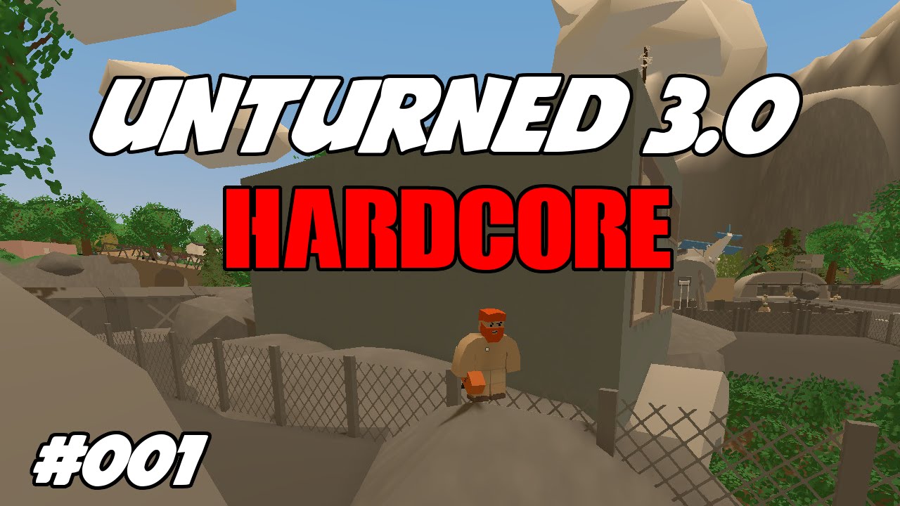 Unturned Hardcore [Ep 1] Near Death Experience (Dragon's Peak Map)