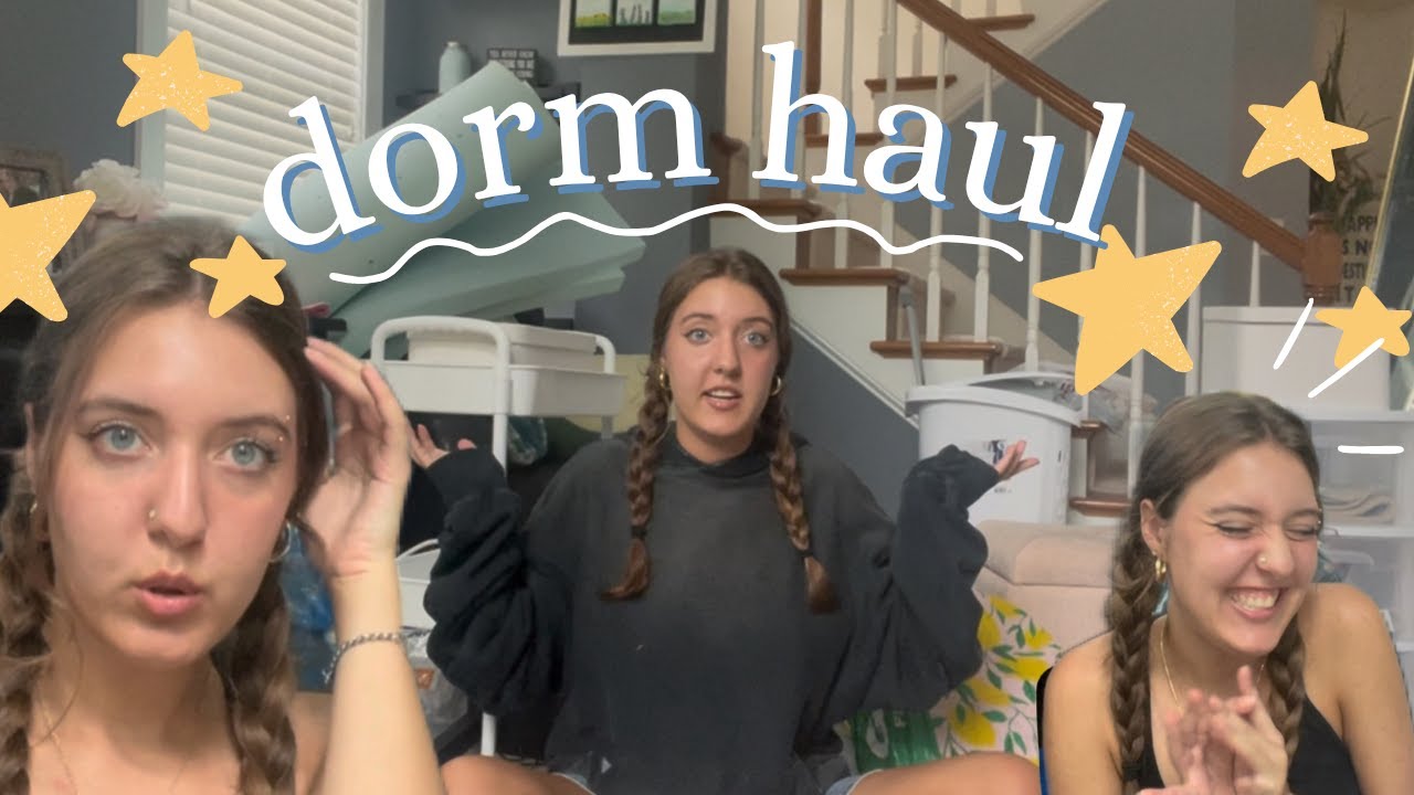 SOPHOMORE YEAR DORM HAUL | decor, bathroom essentials, and tips 