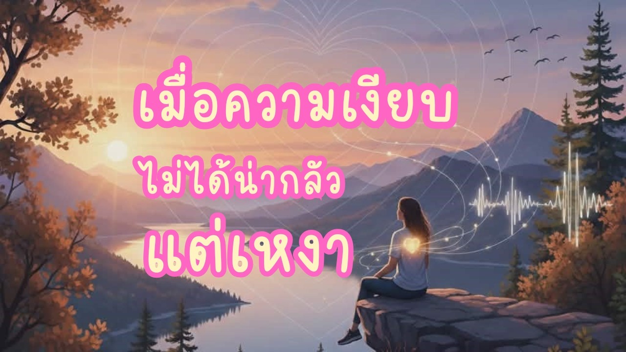 เมื่อความเงียบไม่ได้น่ากลัว ...แต่เหงา