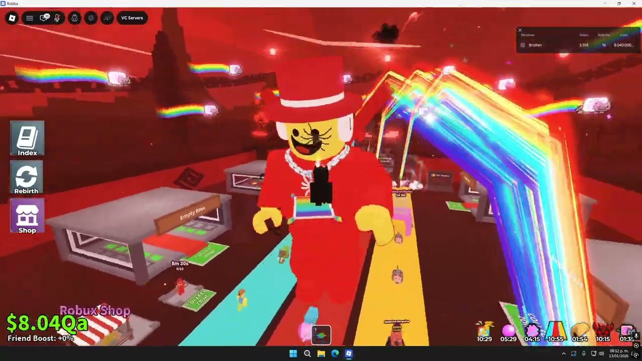 ADMIN ABUSE CON 7 CUENTAS AL MISMO TIEMPO  *ME SALE GARAMA* #roblox