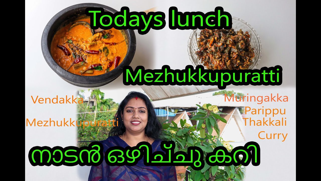 ഇന്നത്തെ ഊണ്/lunch menu/parippu thakkali muringakka curry/mezhukkupuratti/vlog/Neethas Tasteland|596