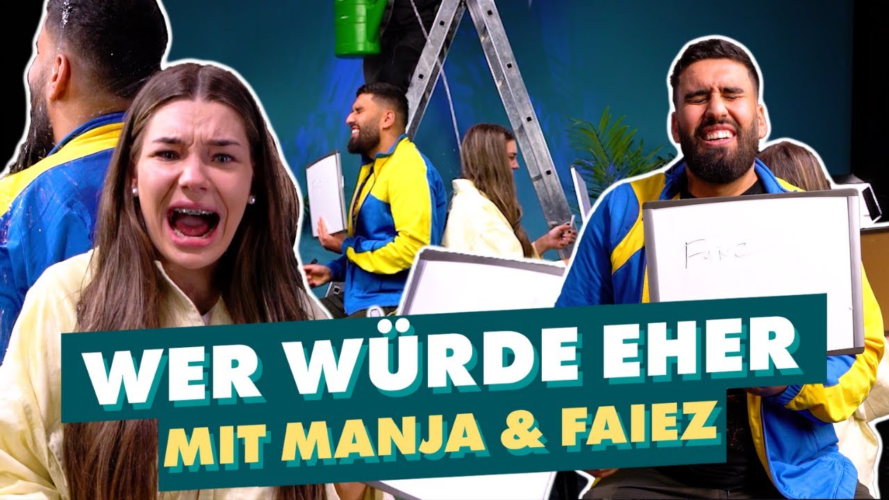 Manja & Faiez spielen WER w&uuml;rde EHER? | WISSTIHRNOCH?
