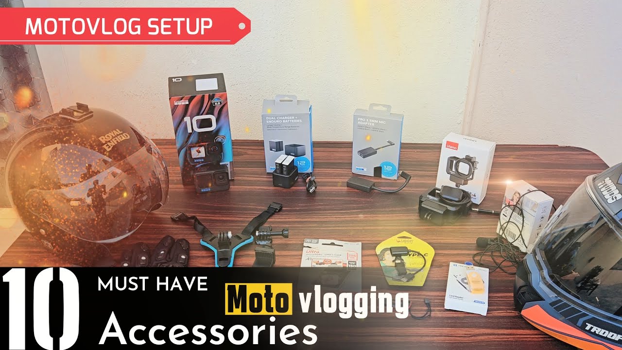 Motovlog Setup for beginner😱#motovlogging #firstsetup