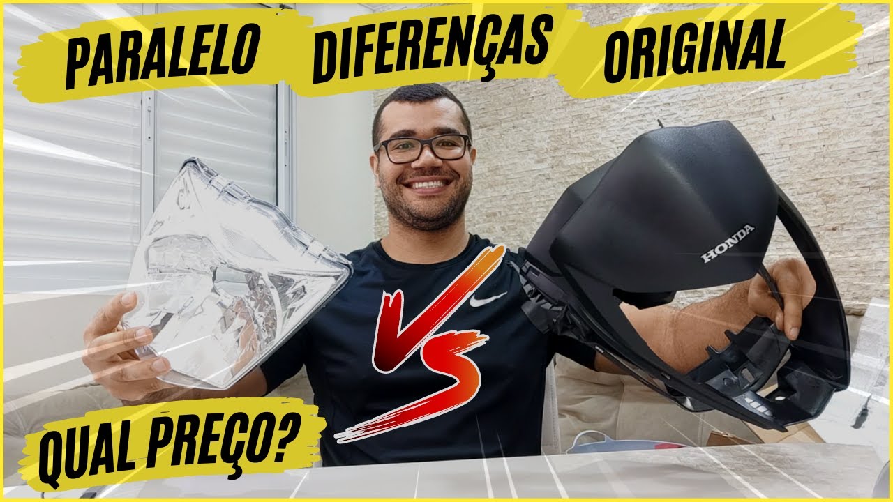 FAROL CARENAGEM ORIGINAL HONDA OU PARALELO 160 2022 QUAL ESCOLHER PREÇO?