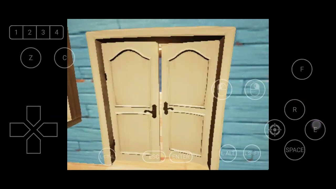 Gameplay Hello Neighbor Pre Alpha Ai Rundown V2 Winlator android 