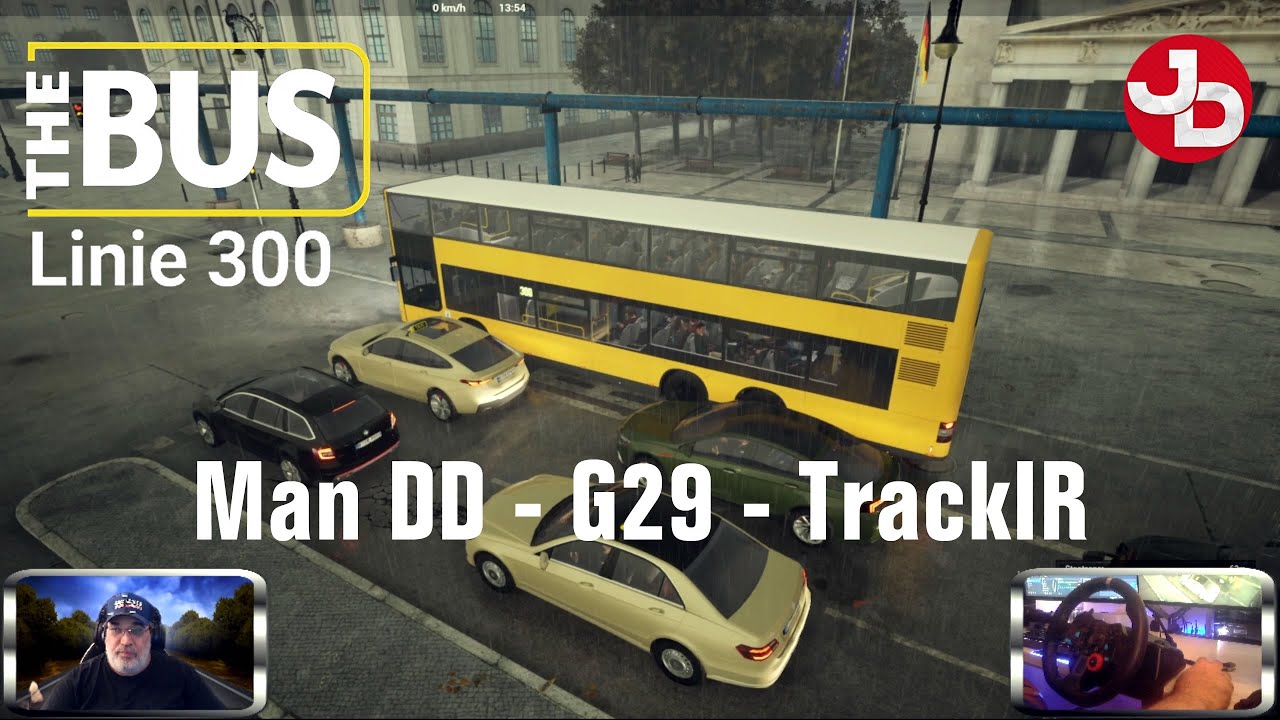 THE BUS - Linie 300 - Double Decker | RTX 3090 | G29 Wheelcam | TrackIR