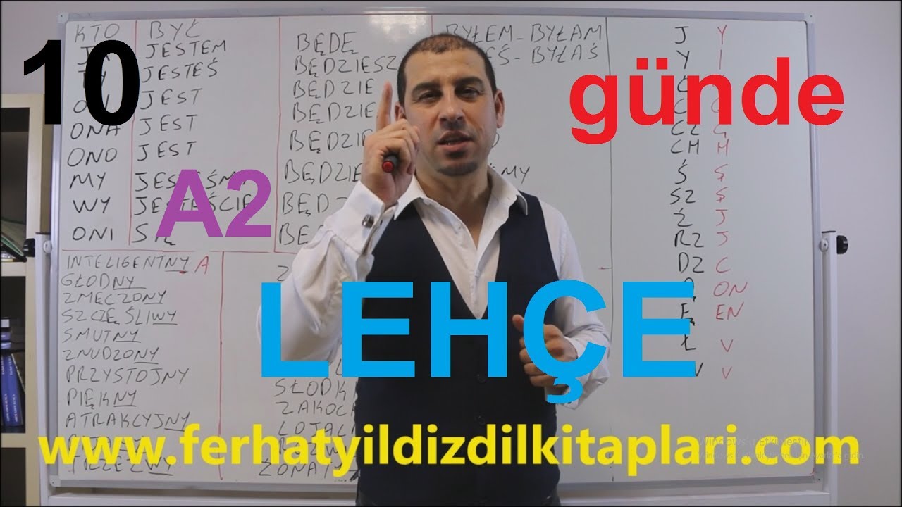 10 GÜNDE A2 LEHÇE (POLAKÇA) 3. DERS (LEHÇE ÖĞRENİYORUM)