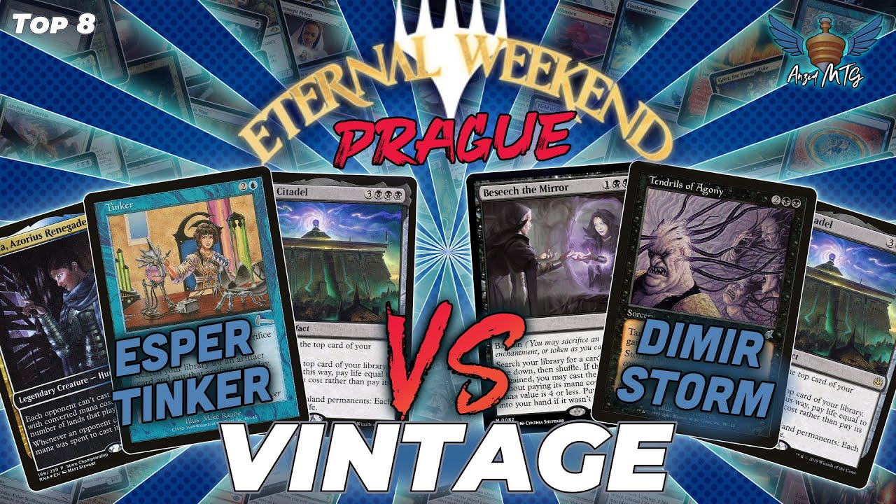 MTG Vintage | Эспер Тинкер против Димира Шторма | Eternal Weekend Europe 2023 | Топ-8