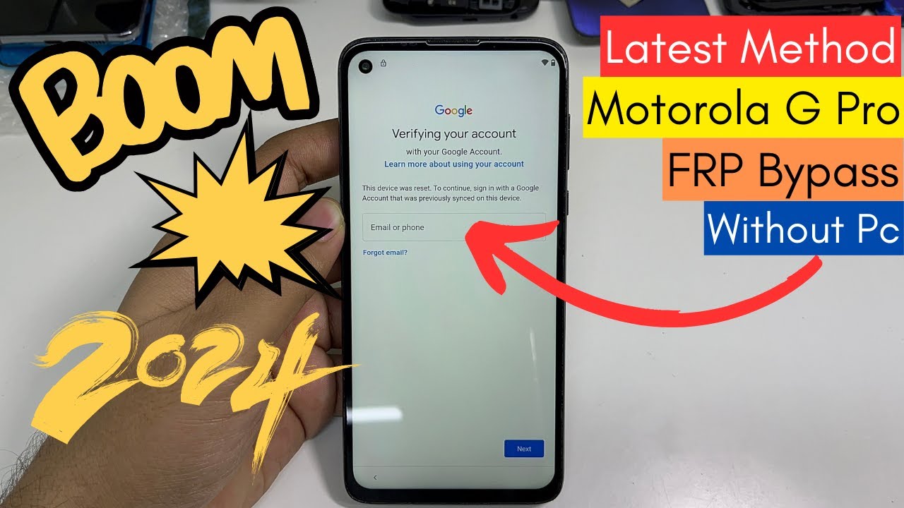 Latest 2024!!!🔥Moto G Pro FRP Bypass Without Pc Android 12/13 | All Motorola Google Account Unlock
