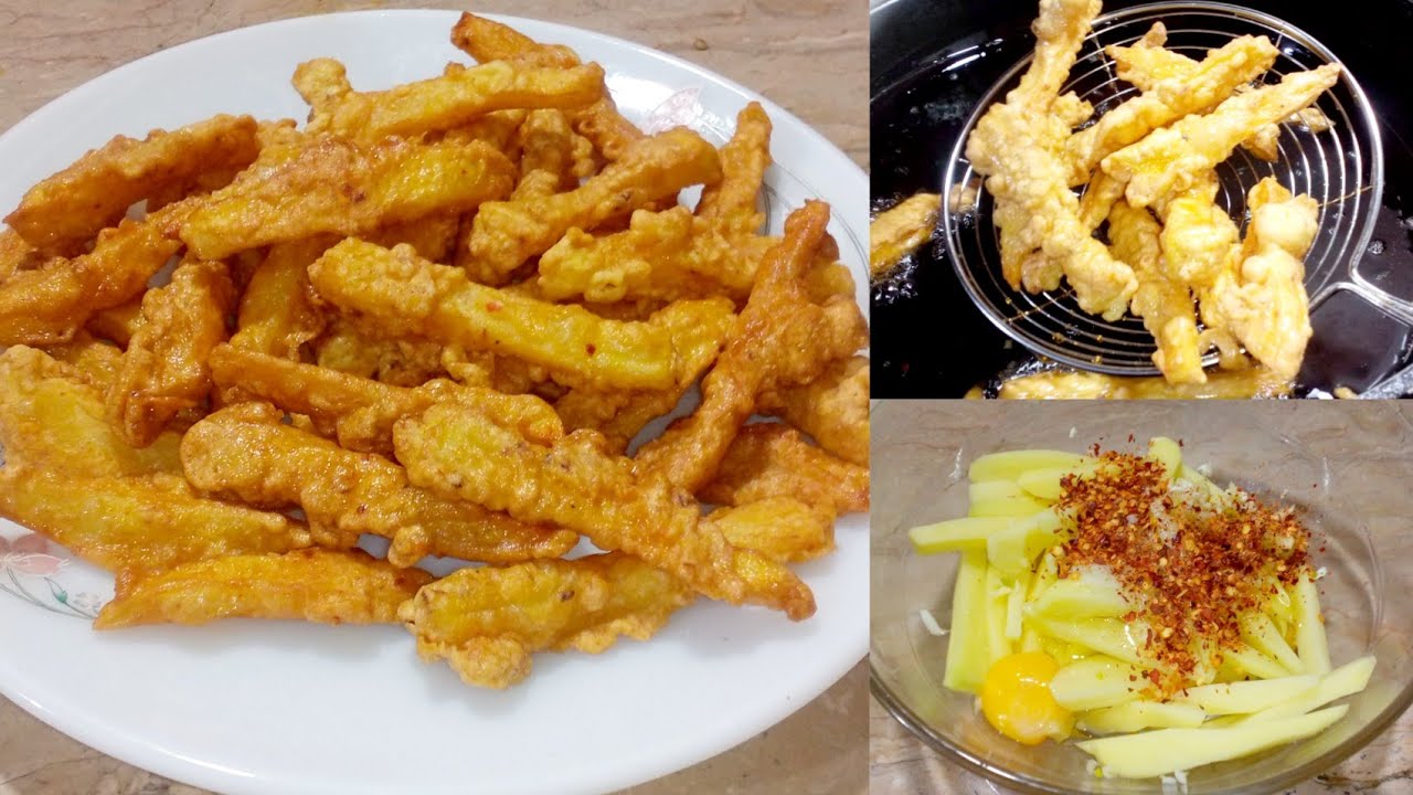 Crispy Egg French Fries | Easy Fries Recipe | Egg Snacks recipe