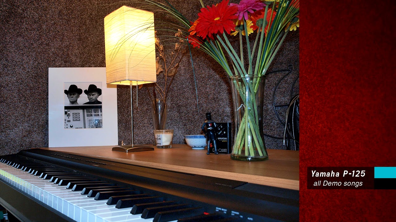 Yamaha P-125 Digital Stage Piano - all factory demo songs