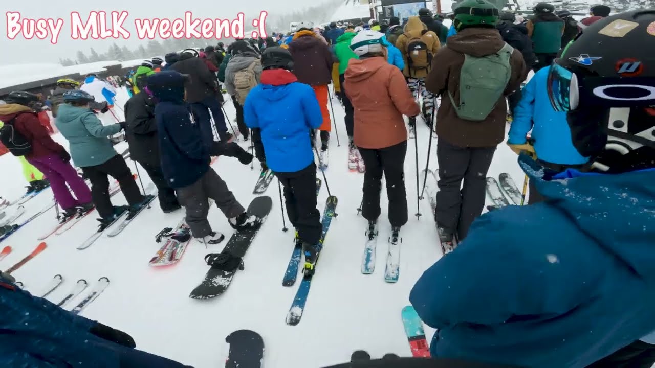 Skiing Heavenly Powder Day MLK Weekend 1/15/23 – GoPro 4K