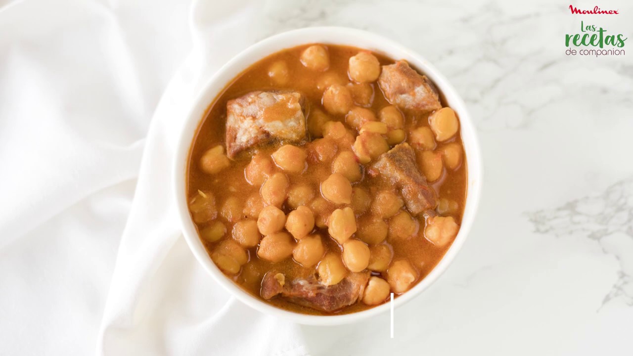 Video receta Companion: Puchero de garbanzos, verduras y costillas