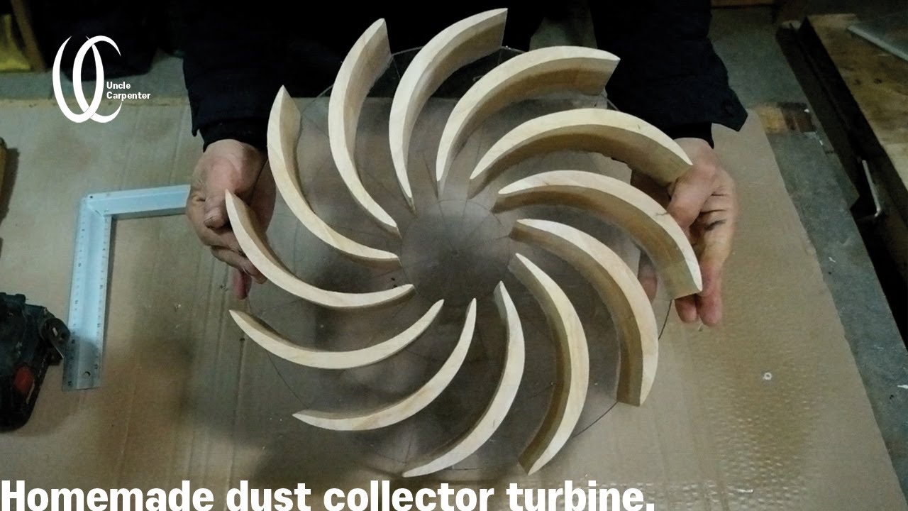Rebuilding a homemade dust collector turbine.
