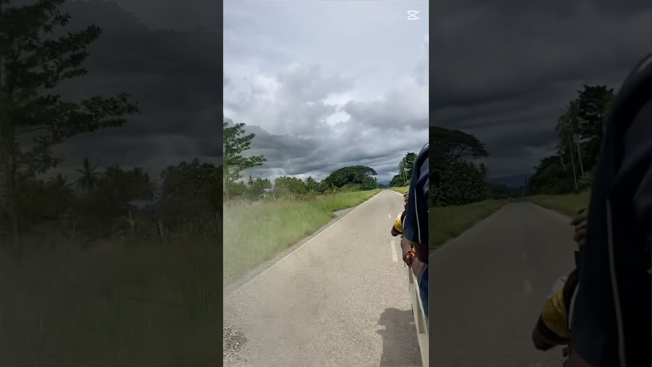 Longest Straight Road in Papua New Guinea 🇵🇬 #fyp #road Challenge