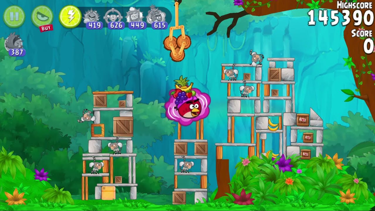 Angry Birds Rio 2 Android Gameplay walkthrough Part 55 || TIMBER TUMBLE Level 1-10.