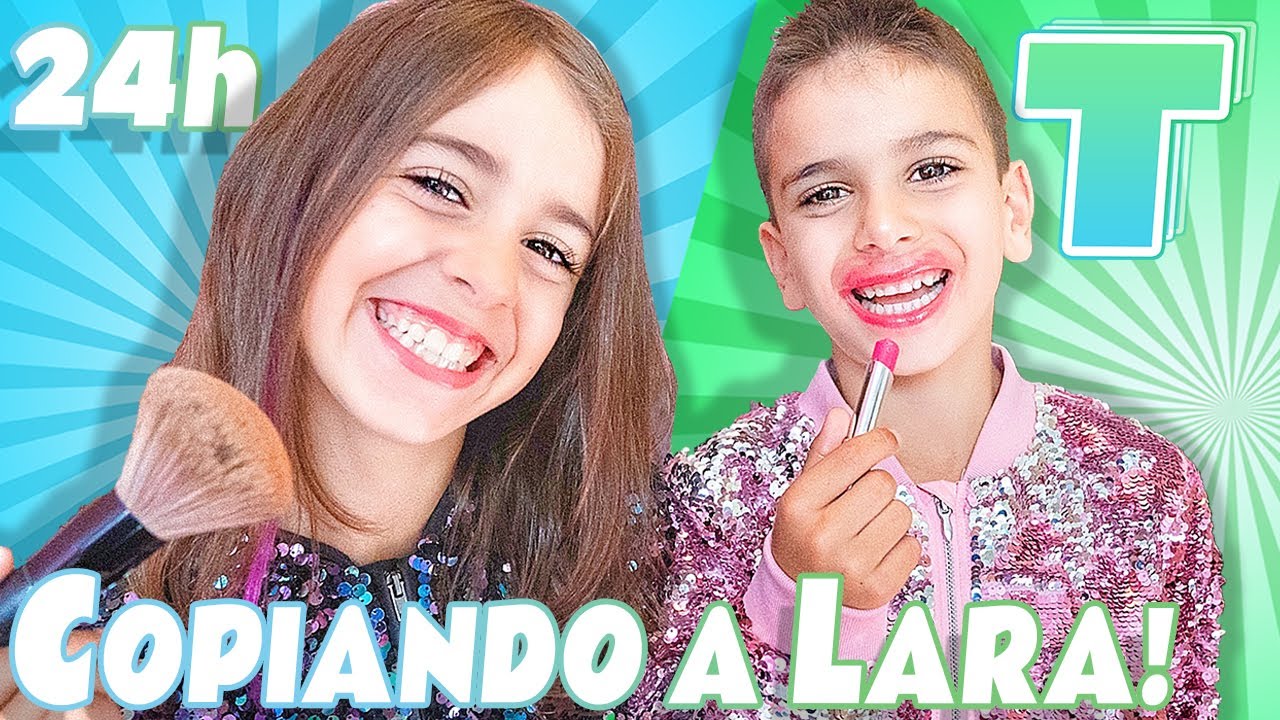 24 HORAS COPIANDO A LARA en ¡TODO LO QUE HACE!
