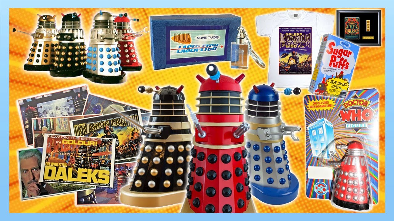 The History of Dalek Movie Merchandise