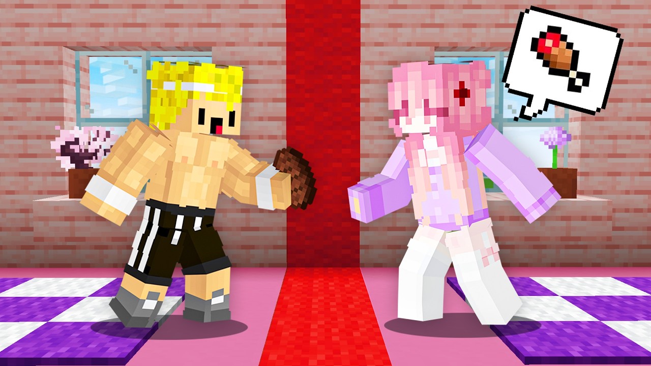 Mi Amigo Dividió MI CASA Por la MITAD en Minecraft!