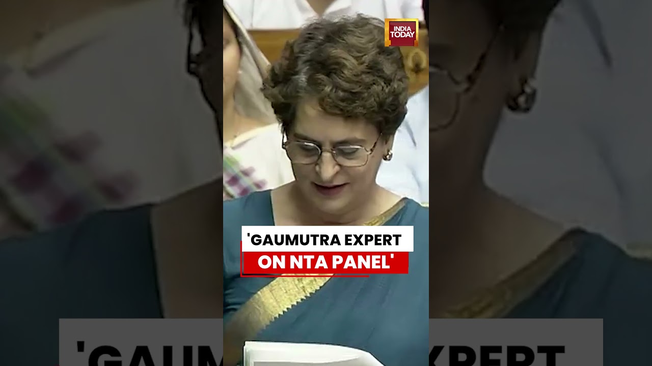 Priyanka Gandhi Questions NTA Panel, Calls IIT Madras Director a 'Gaumutra Expert' | #nta #neet