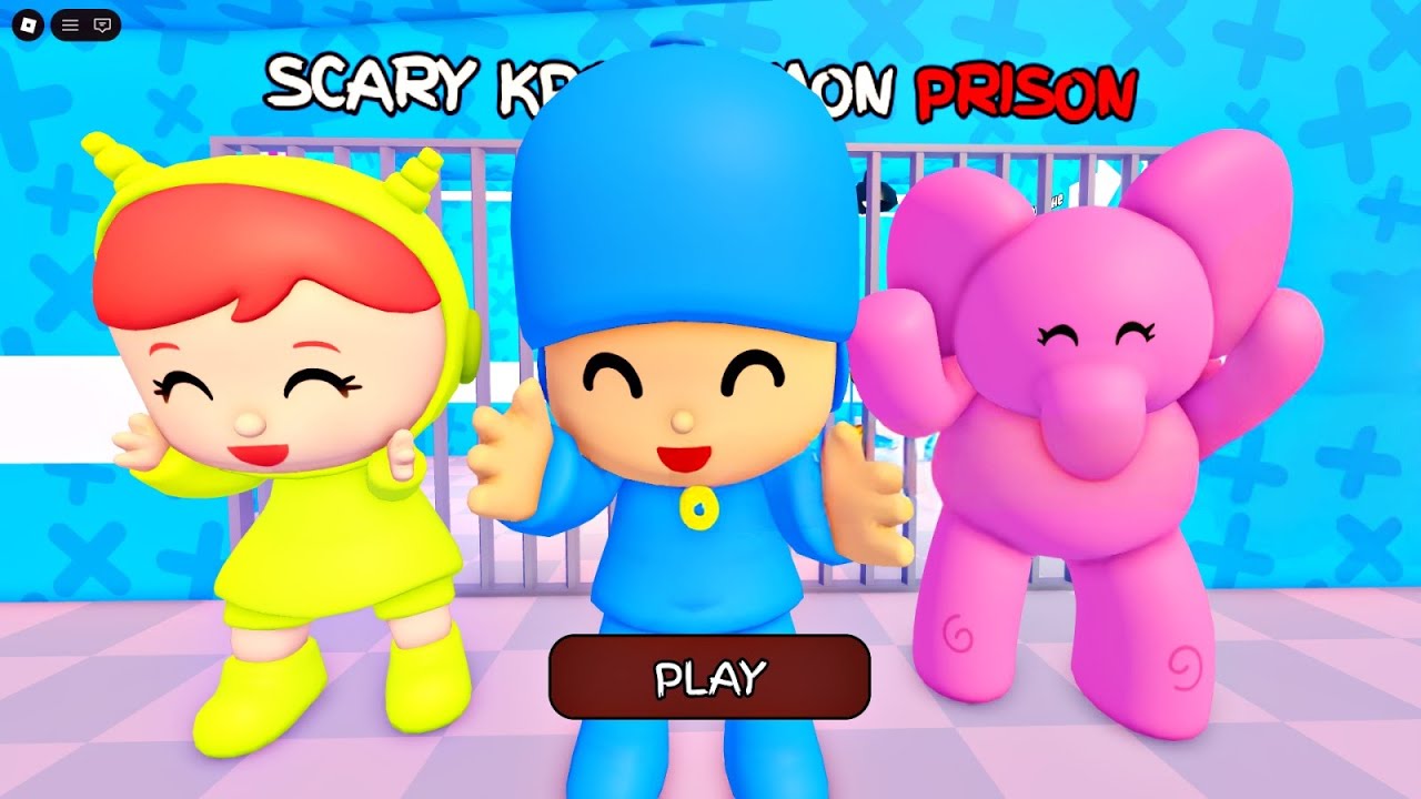 Pocoyo's Prison Run! (Obby) Gameplay #roblox #obby #robloxgames