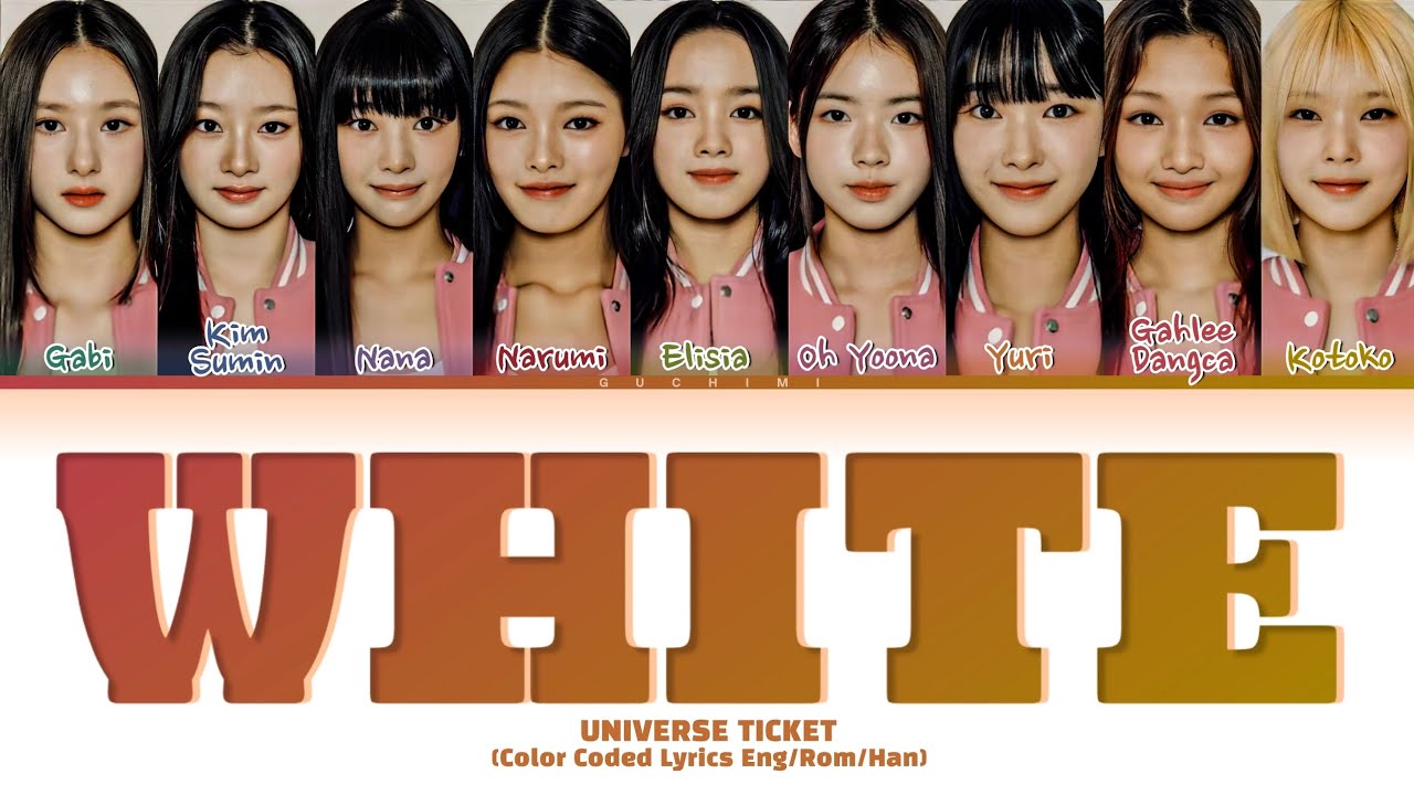 UNIVERSE TICKET 'White' Lyrics (Color Coded Lyrics)