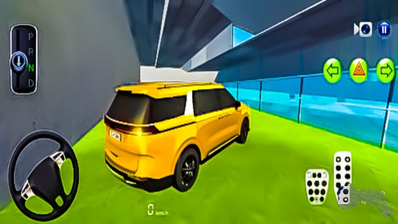 Yellow Colour SUV Car Parking The New Welding Driving Class Game-3D Simulator Gameplay #Android game