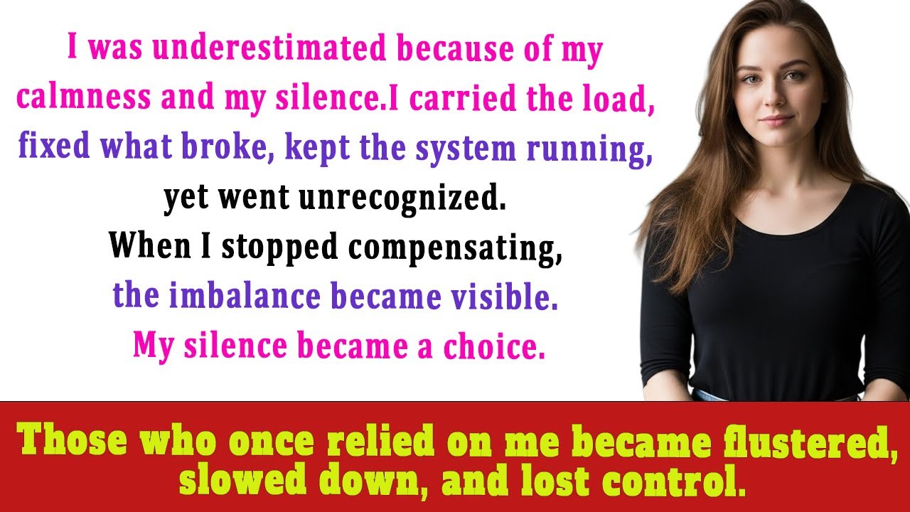 I Was Calm, Dependable, and Invisible at Work — Then I Stopped Compensating for Everyone