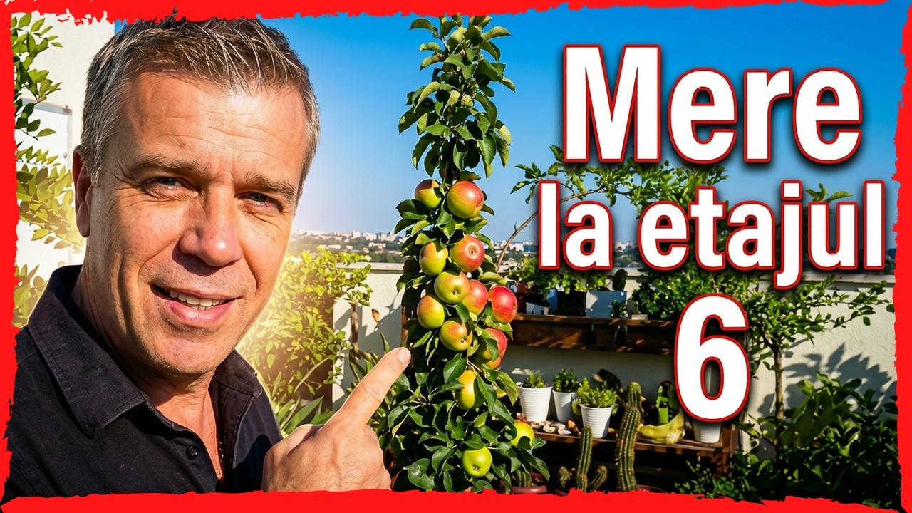 Am cei mai frumosi meri la ghiveci si sunt crescuti la etajul 6!