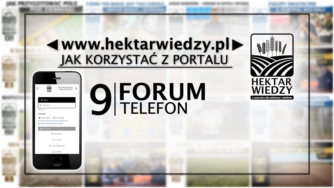 FORUM [TELEFON] | JAK KORZYSTAĆ Z PORTALU | 9