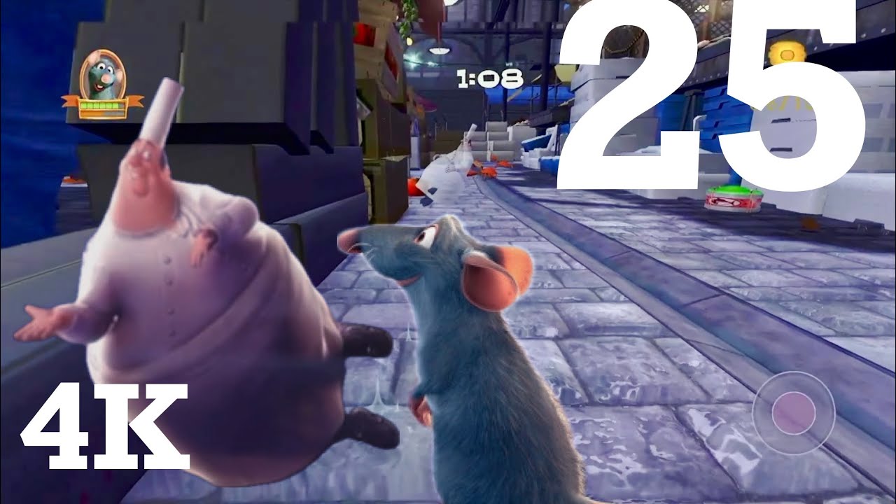 Ratatouille PS5 Gameplay Part 25 Gusteau Chase (4K)
