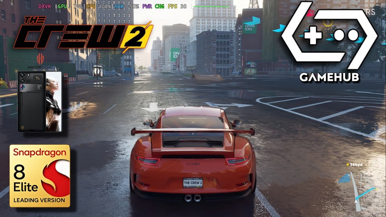 🔴The Crew 2 on Redmagic 10S Pro | SD 8Elite | GameHub | Just Chilling #2026